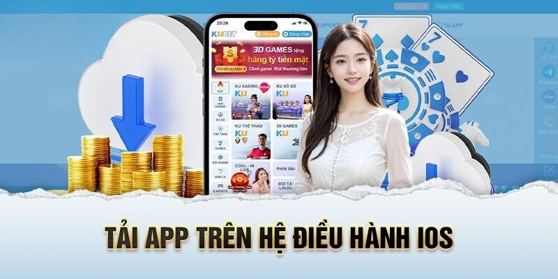 Hướng dẫn chi tiết tải app Kubet88 trên IOS.